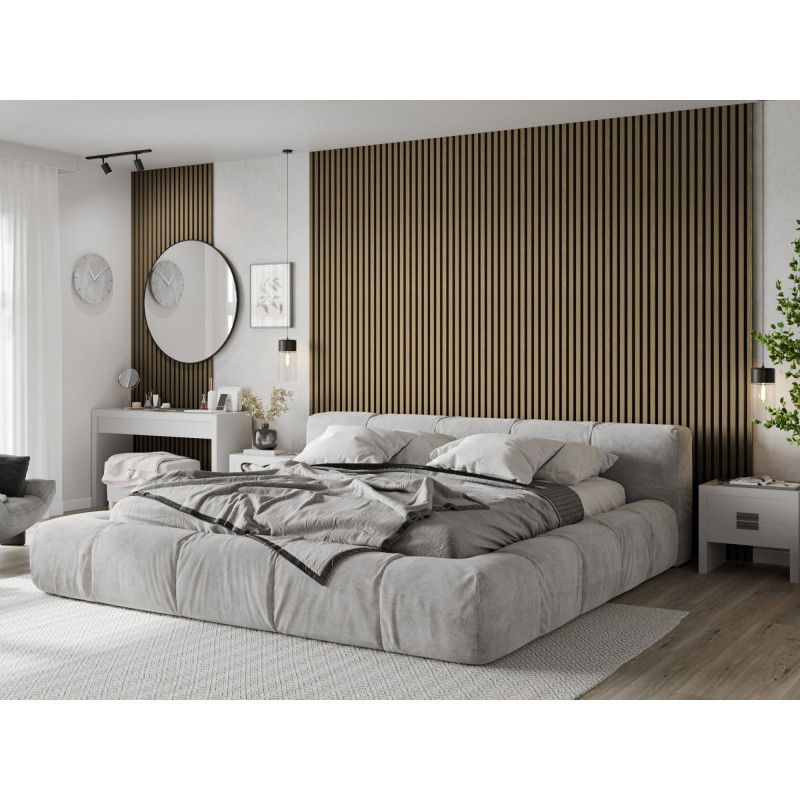 Mexen Lam-F akustische Wandpaneele 275 x 30 cm, Filz 8 mm, technisches Furnier, Edle Eiche - S105-275307-3015-004