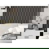 Mexen Lam-F akustische Wandlamellen 275 x 30 cm, Filz 8 mm, technisches Furnier, Stahl-Eiche - S105-275307-3015-006