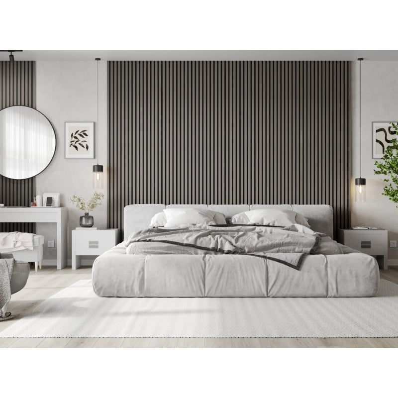 Mexen Lam-F lamele ścienne akustyczne 275 x 30 cm, filc 8 mm, fornir techniczny, Dąb Stalowy - S105-275307-3015-006