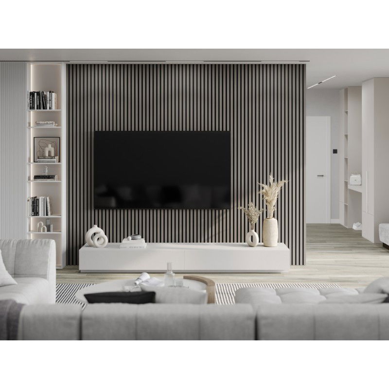 Mexen Lam-F ηχομονωτικές σανίδες τοίχου 275 x 30 cm, τσόχα 8 mm, τεχνικό καπλαμά,