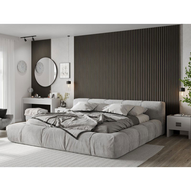 Mexen Lam-F lamelles acoustiques murales 275 x 30 cm, feutre 8 mm, placage technique, Chêne Onyx - S105-275307-3015-010