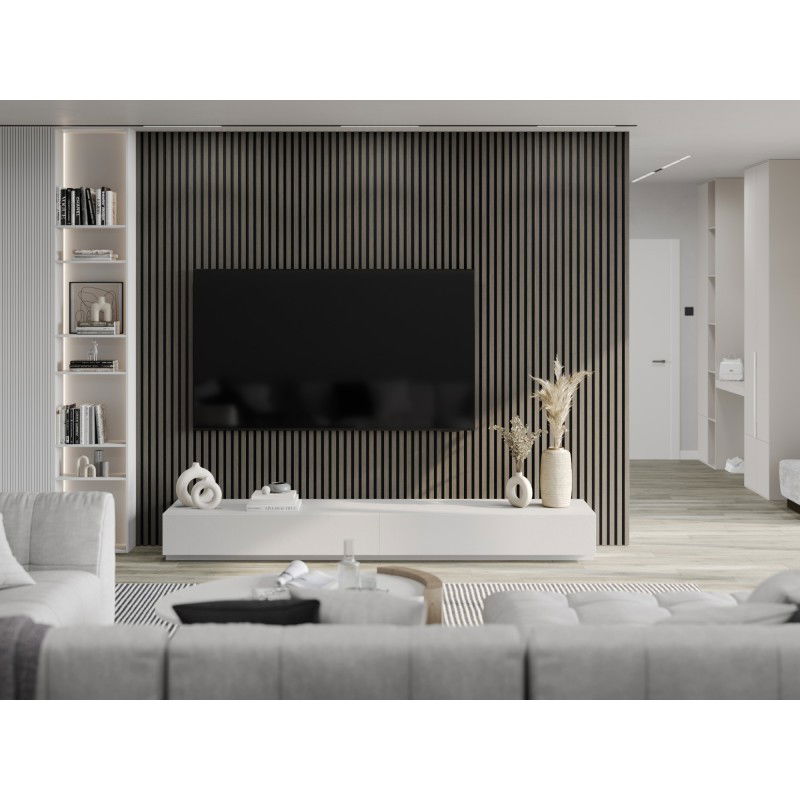 Mexen Lam-F akustične stenske lamele 275 x 30 cm, filc 8 mm, tehnični furnir, Oniks hrast - S105-275307-3015-010