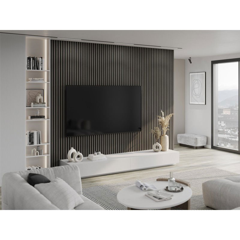 Mexen Lam-F akustične stenske lamele 275 x 30 cm, filc 8 mm, tehnični furnir, Oniks hrast - S105-275307-3015-010