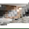 Mexen Lam-F Wandlamellen Akustik 275 x 30 cm, Filz 8 mm, technisches Furnier, Rubin Mahagoni - S105-275307-3015-013