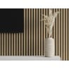 Mexen Lam-F lamele ścienne akustyczne 275 x 30 cm, filc 8 mm, fornir techniczny, Orzech Lniany - S105-275307-3015-015
