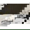 Mexen Lam-F akustische Wandlamellen 275 x 30 cm, Filz 8 mm, technisches Furnier, Königs-Ebenholz - S105-275307-3015-020