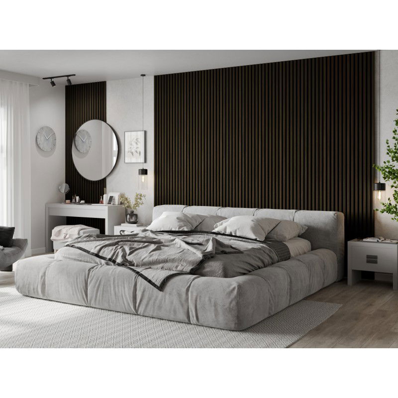 Mexen Lam-F akustesch Mauerpanele 275 x 30 cm, Filz 8 mm, technesche Furnier, Kinnek-Ebenholz - S105-275307-3015-020