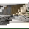 Mexen Lam-F Akustik-Wandpaneele 275 x 30 cm, Filz 8 mm, technisches Furnier, Helles Nussbaum - S105-275307-3015-017