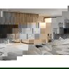 Mexen Lam-F Akustik-Wandpaneele 275 x 30 cm, Filz 8 mm, technisches Furnier, Helles Nussbaum - S105-275307-3015-017
