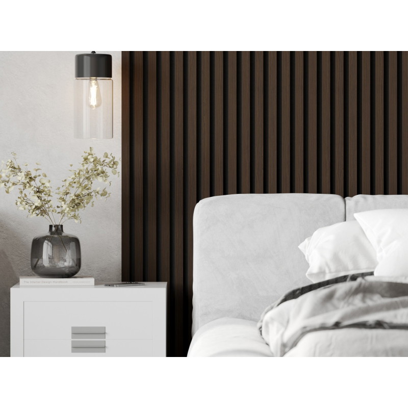 Mexen Lam-F lamele ścienne akustyczne 275 x 30 cm, filc 8 mm, fornir techniczny, Orzech Palisandrowy - S105-275307-3015-021