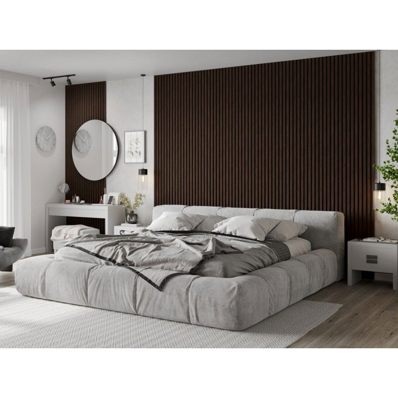 Mexen Lam-F akustične stenske letve 275 x 30 cm, filc 8 mm, tehnični furnir, Rjavi Eben - S105-275307-3015-022