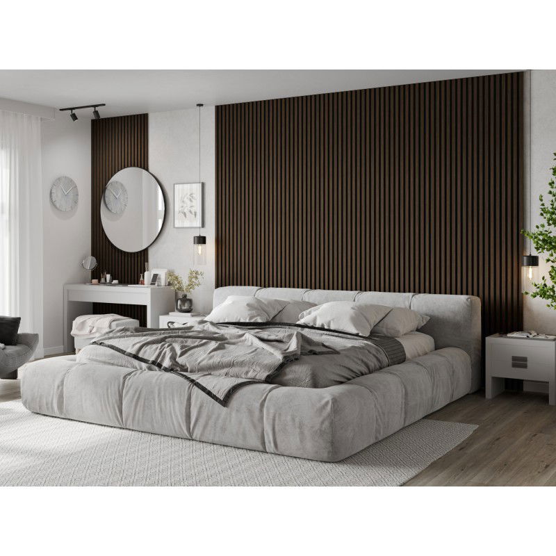 Mexen Lam-F Akustikwandlamellen 275 x 30 cm, Filz 8 mm, technisches Furnier, Gebrannter Nussbaum - S105-275307-3015-024