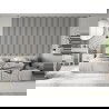 Mexen Lam-B lames murales 275 x 31,5 cm, panneau HDF 4 mm, Blanc Mat - S100-275317-2812-051