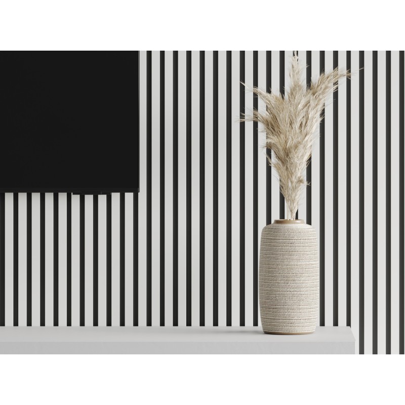 Mexen Lam-B Mauerelementer 275 x 31,5 cm, HDF-Plack 4 mm, Wäiss Matt - S100-275317-2812-051