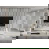 Mexen Lam-B lames murales 275 x 31,5 cm, panneau HDF 4 mm, Blanc Mat - S100-275317-2812-051