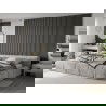 Mexen Lam-B lames murales 275 x 31,5 cm, panneau HDF 4 mm, Gris Mat - S100-275317-2812-052