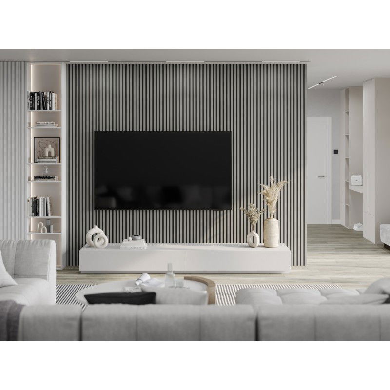 Mexen Lam-B Mauerelementer 275 x 31,5 cm, HDF-Plack 4 mm, Gri Matte - S100-275317-2812-052