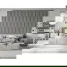 Mexen Lam-B lamelles murales 275 x 31,5 cm, panneau HDF 4 mm, Chêne Glacial - S100-275317-2812-061