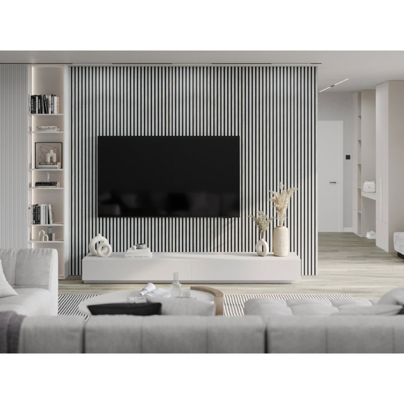 Mexen Lam-B wall slats 275 x 31.5 cm, 4 mm HDF board, Ice Oak - S100-275317-2812-061