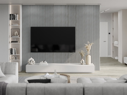 Mexen Lam-B lamas de pared 275 x 31,5 cm, panel HDF 4 mm, Roble Helado - S100-275317-2812-061