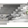 Mexen Lam-B lames murales 275 x 31,5 cm, panneau HDF 4 mm, Argent - S100-275317-2812-056