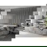 Mexen Lam-B lames murales 275 x 31,5 cm, panneau HDF 4 mm, Argent - S100-275317-2812-056