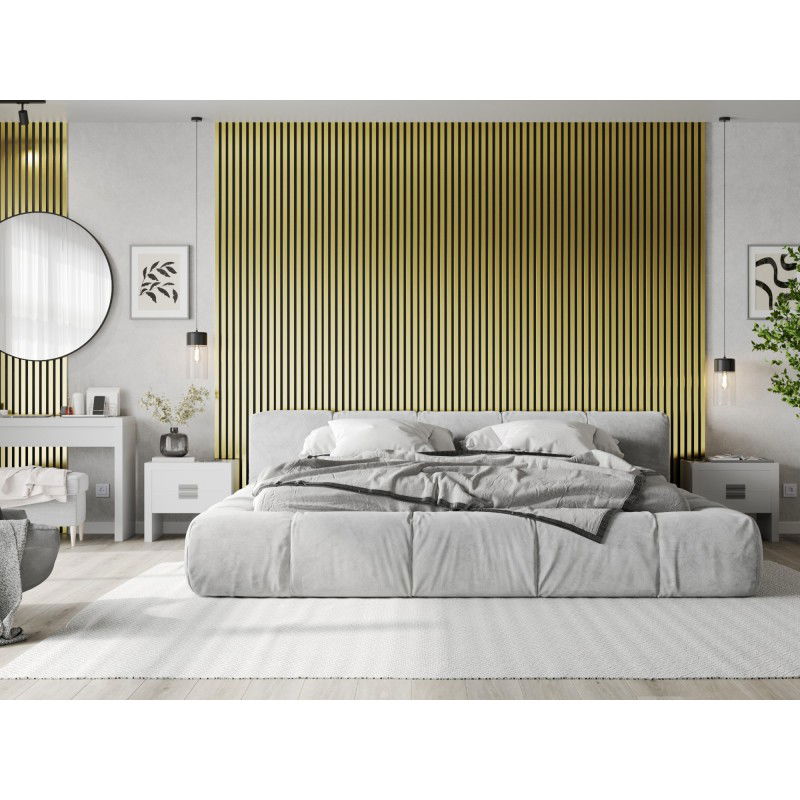 Mexen Lam-B lamelles murales 275 x 31,5 cm, panneau HDF 4 mm, Doré - S100-275317-2812-057