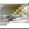 Mexen Lam-B lamelles murales 275 x 31,5 cm, panneau HDF 4 mm, Doré - S100-275317-2812-057