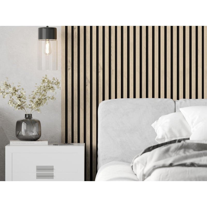 Mexen Lam-B lamele ścienne 275 x 31,5 cm, płyta HDF 4 mm, Dąb Perłowy - S100-275317-2812-058