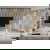 Mexen Lam-B lamelles murales 275 x 31,5 cm, panneau HDF 4 mm, Chêne Perle - S100-275317-2812-058