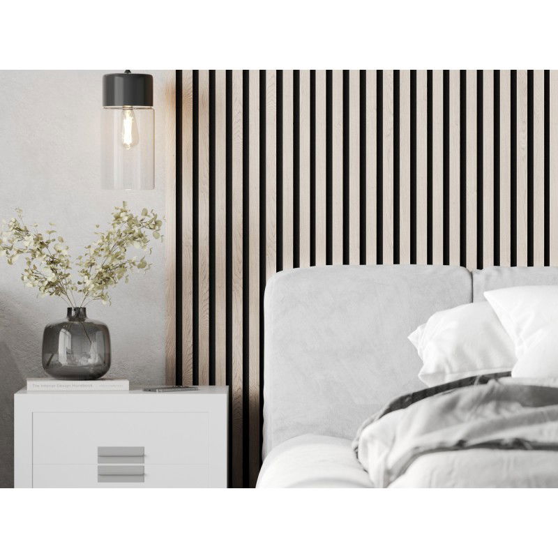 Mexen Lam-B lames murales 275 x 31,5 cm, panneau HDF 4 mm, Chêne Polaire - S100-275317-2812-067