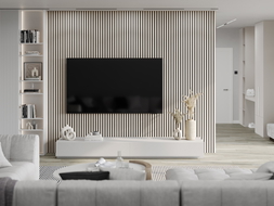 Mexen Lam-B wall slats 275 x 31.5 cm, 4 mm HDF board, Polar Oak - S100-275317-2812-067