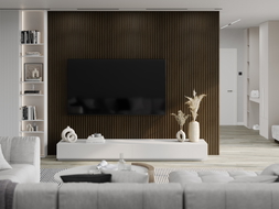 Mexen Lam-B wall slats 275 x 31.5 cm, HDF board 4 mm, Wenge - S100-275317-2812-071
