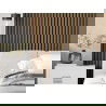 Mexen Lam-B Wandleisten 275 x 31,5 cm, HDF-Platte 4 mm, Mocca Eiche - S100-275317-2812-074