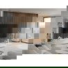 Mexen Lam-B Wandleisten 275 x 31,5 cm, HDF-Platte 4 mm, Mocca Eiche - S100-275317-2812-074
