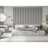 Mexen Lam-F akustiset seinäpaneelit 275 x 31,5 cm, 6 mm huopa, Valkoinen Matta - S105-275317-2812-051