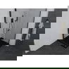 Mexen Pretoria douchecabine draaideur 100 x 100 cm, transparant, zwart + Flat douchebak, zwart - 852-100-100-70-00-4070B