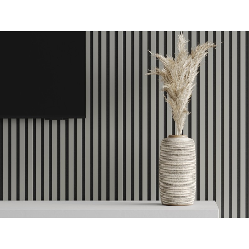 Mexen Lam-F akustične stenske letve 275 x 31,5 cm, filc 6 mm, Sivi mat - S105-275317-2812-052