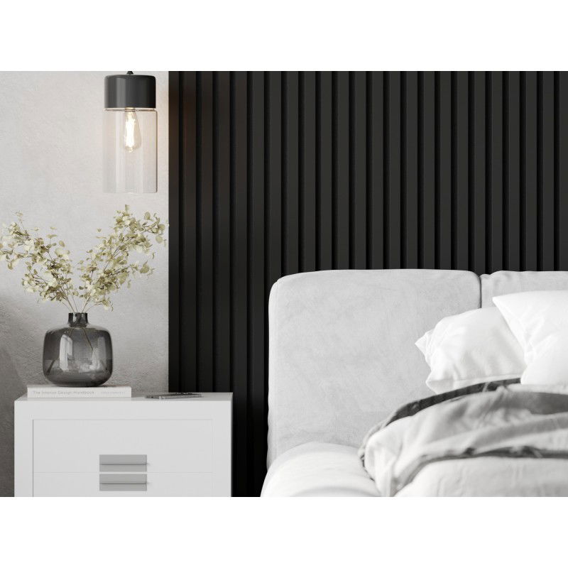 Mexen Lam-F akustične stenske letve 275 x 31,5 cm, filc 6 mm, Črna Mat - S105-275317-2812-053