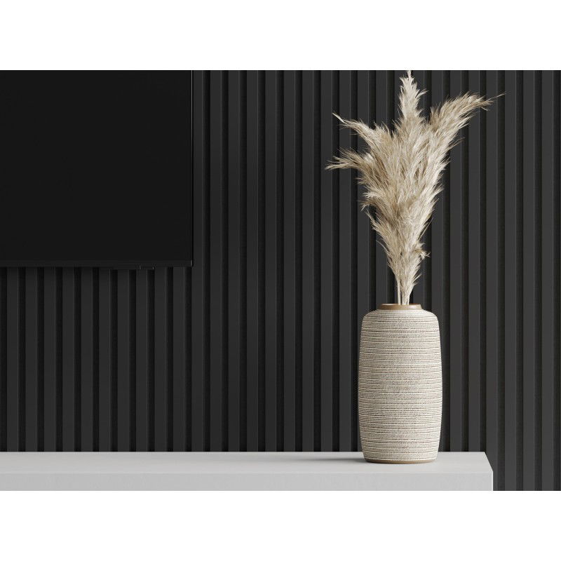 Mexen Lam-F akustične stenske letve 275 x 31,5 cm, filc 6 mm, Črna Mat - S105-275317-2812-053