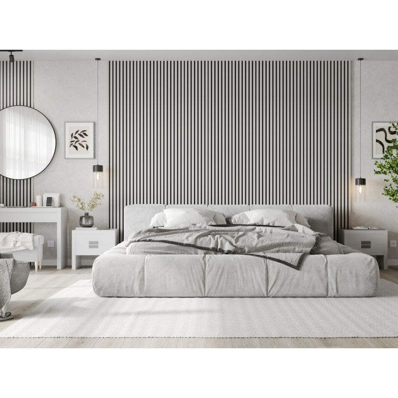 Mexen Lam-F akustične stenske letve 275 x 31,5 cm, 6 mm filc, Beli sijaj - S105-275317-2812-054