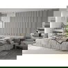Mexen Lam-F Acoustic Wall Panels 275 x 31.5 cm, 6 mm Felt, White Gloss - S105-275317-2812-054