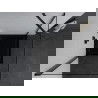 Mexen Pretoria douchecabine draaideur 100 x 100 cm, transparant, zwart + Flat douchebak, zwart - 852-100-100-70-00-4070B