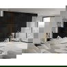 Mexen Lam-F Acoustic Wall Slats 275 x 31.5 cm, 6 mm Felt, Black Gloss - S105-275317-2812-055