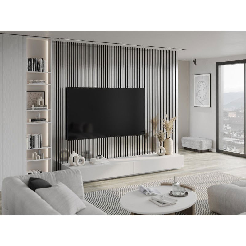 Mexen Lam-F ηχομονωτικά πάνελ τοίχου 275 x 31,5 εκ., τσόχα 6 χιλ., Ασημί