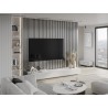 Mexen Lam-F Akustiset seinäpaneelit 275 x 31,5 cm, huopa 6 mm, Hopea - S105-275317-2812-056