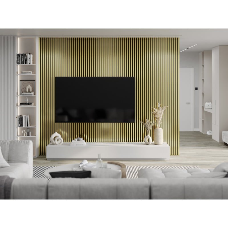 Mexen Lam-F Akustik-Wandlamellen 275 x 31,5 cm, Filz 6 mm, Gold - S105-275317-2812-057