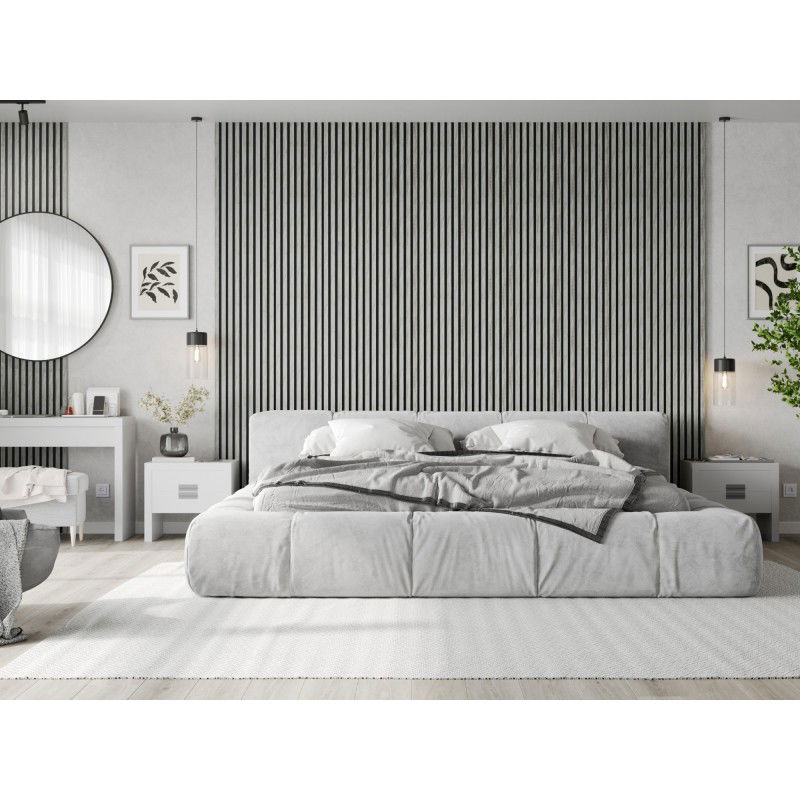 Mexen Lam-F Acoustic Wall Slats 275 x 31.5 cm, 6 mm Felt, Ice Oak - S105-275317-2812-061