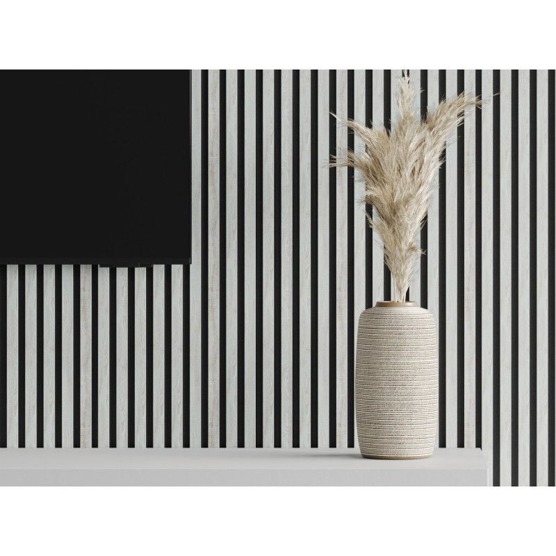 Mexen Lam-F Akustesch Mauerlamellen 275 x 31,5 cm, Filz 6 mm, Äisbam - S105-275317-2812-061