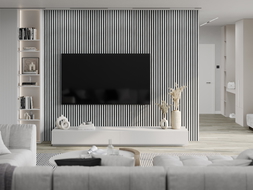 Mexen Lam-F Wall Acoustic Slats 275 x 31.5 cm, Felt 6 mm, Ice Oak - S105-275317-2812-061